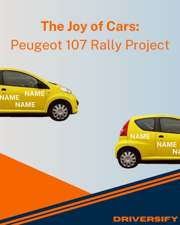 Peugeot 107 Rally Project Get Your Name on Our Rally Car